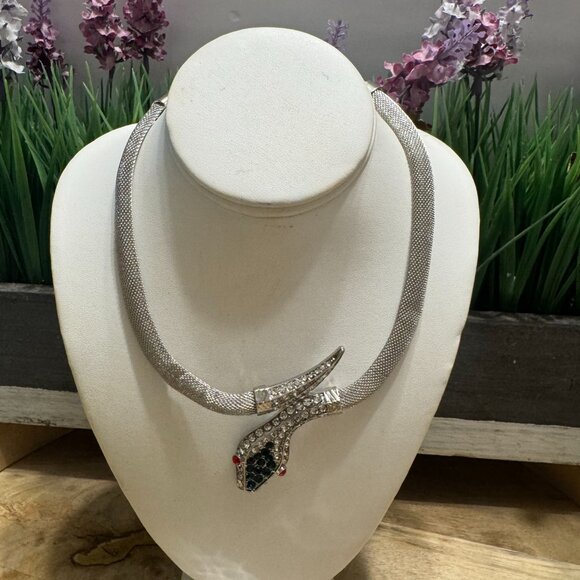 Denkays tribal necklace,statement necklace, African necklace,large neckl… - Picture 3 of 5